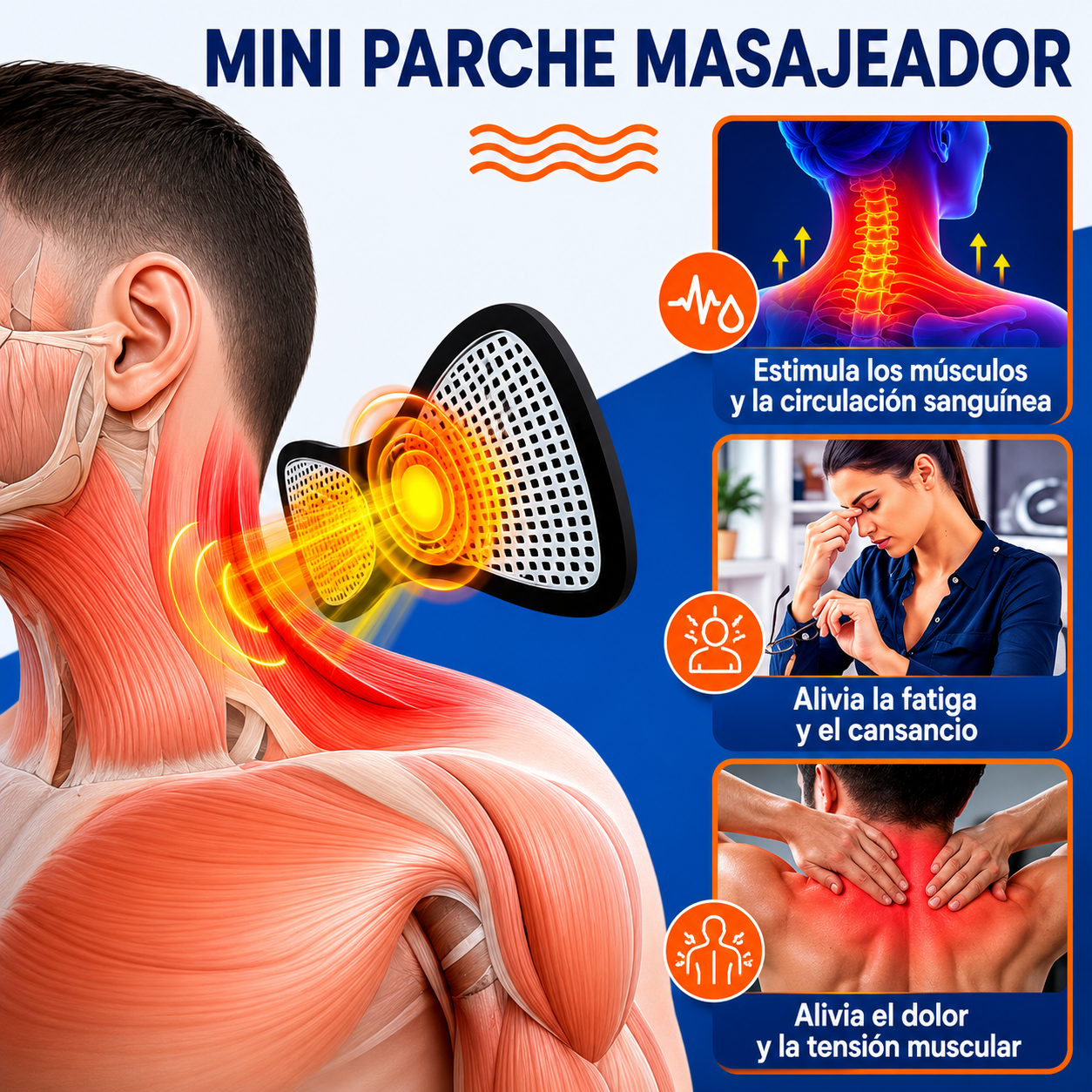 Masajeador muscular portátil